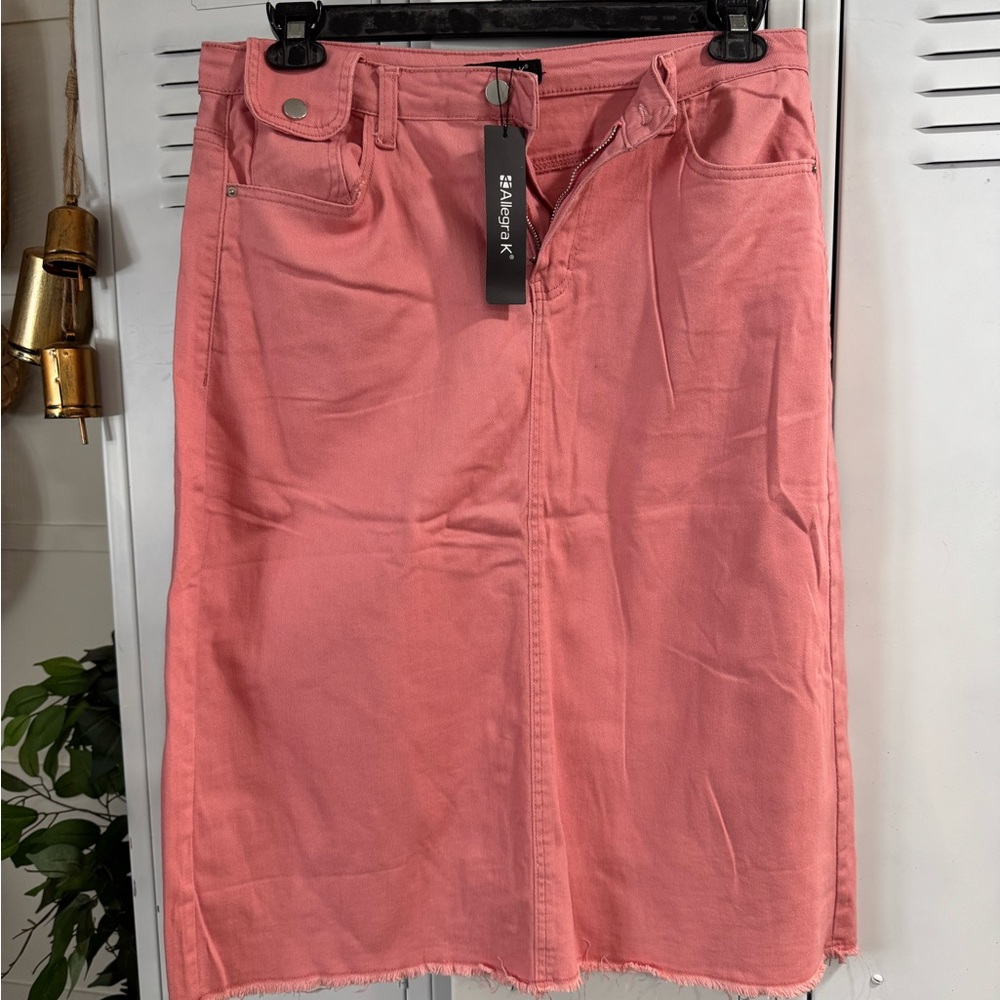 Allegra K Pink Pencil Skirt